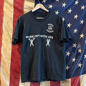 Rare Chicago UPS “work out with UPS” T-Shirt
